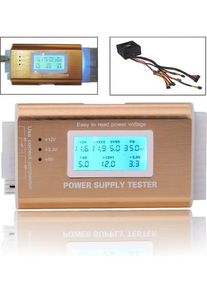 Dijital LCD Pc Güç Kaynağı Test Cihazı 20/24 Pın 4 Atx Btx Itx Sata HDD Aşınma ve Korozyona Dayanıklı (Yurt Dışından) fırsatları