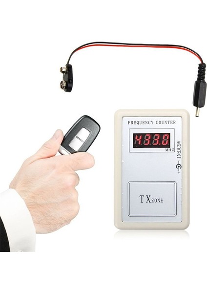 Elden Taşınır Kablosuz Frekans Ölçer Dijital Sayaç Test Cihazı Otomatik Garaj Kapısı Için 250-450MHZ (Yurt Dışından)