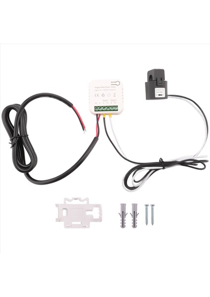 Tuya Akıllı Yaşam Wifi Enerji Ölçer 80A Ct Clamp Kwh Güç Tüketimi Monitörü Elektrik Istatistikleri 1 Ct (Yurt Dışından) modelleri