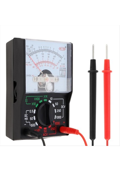 Multimetre Ac/dc Volt 1000V Voltmetre Amp Volt Ohm Voltaj Test Cihazı Test Uçları ve Pil Dahil (Yurt Dışından)