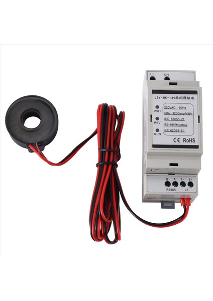 Ac Electric Power Kwh Wattmetre Voltmetre Ammetre Dijital Voltaj Ölçer Dın Raylıkı Enerji Ölçeme 9 5mm Kapalı Transformatör (Yurt Dışından)