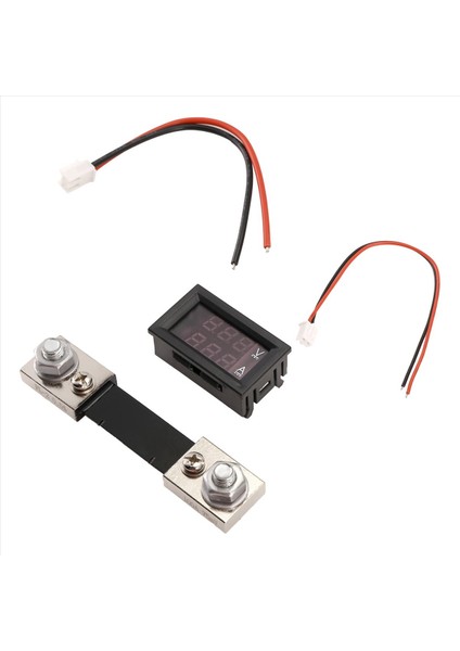 Dijital Voltaj Akım Metre Yüksek Voltaj LED Dc Çift Ekran Metre 7V-100V 100A Metre Şantlı (Yurt Dışından) fiyatları