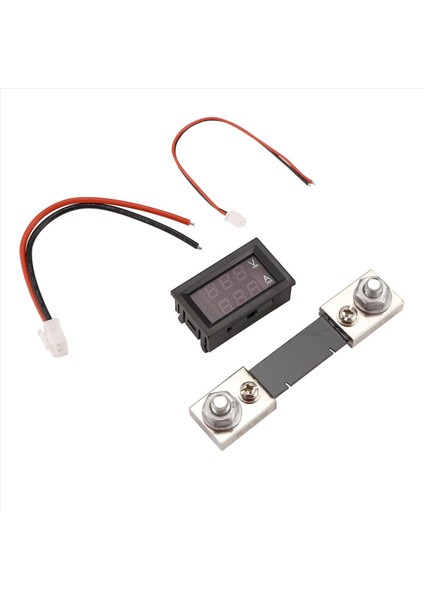 Dijital Voltaj Akım Metre Yüksek Voltaj LED Dc Çift Ekran Metre 7V-100V 100A Metre Şantlı (Yurt Dışından) modelleri