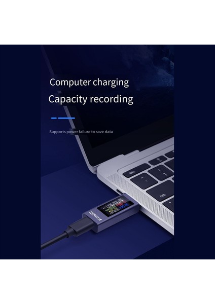 Kowsi Power Metre Çok Fonksiyonlu Dijital Ekran Dc Voltajı Ammetre Güç Ölçer Tip-C Şarj Test Cihazı (Yurt Dışından) fiyatları
