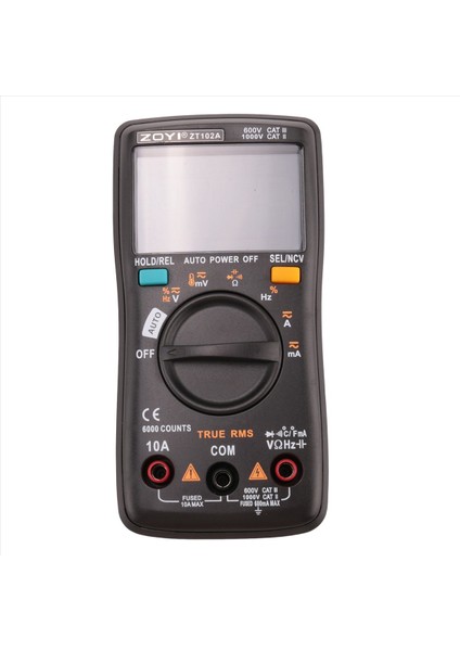 Zoyı ZT102A Dijital Multimetre 6000 Sayıs Otomatik 113D Geri Işık Ac/dc Voltmetre Transistör Test Cihazı Frekans Diyot Sıcaklığı (Yurt Dışından) indirimleri