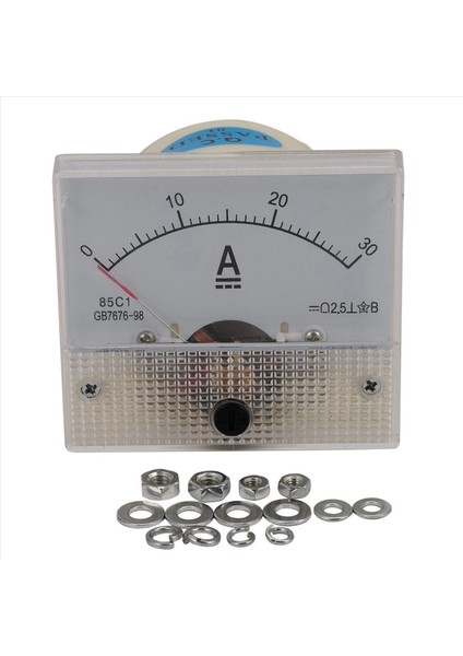 2x 85C1-A Dc Analog Amper Metre Panel Ölçer Göstergesi 30A Amp Ölçer Akım Mekanik Ammetreler (Yurt Dışından) modelleri