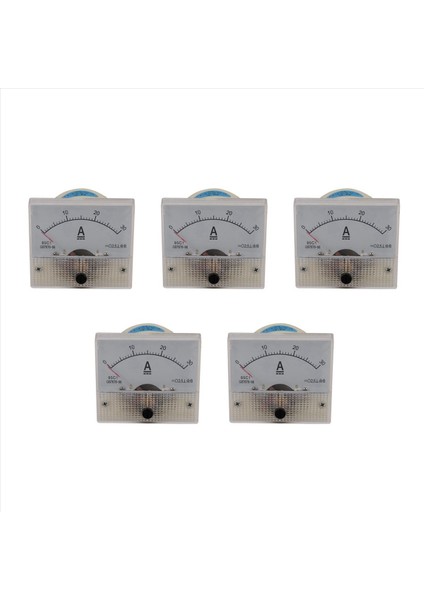 5x 85C1-A Dc Analog Amper Metre Panel Ölçer Göstergesi 30A Amp Ölçer Akım Mekanik Ammetreler (Yurt Dışından) fırsatları