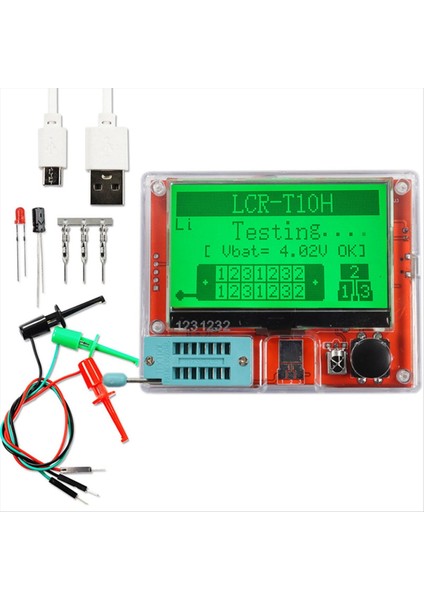 Çok Metre Transistör Test Cihazı Tft Diyot Triot Kapasitans Ölçer Lcr Esr Npn Pnp Mosfet Lcr-T7 T1 T4 (Yurt Dışından) modelleri