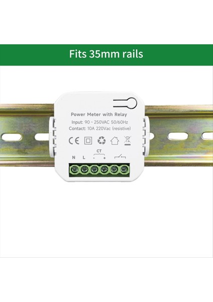 Tuya Akıllı Yaşam Wifi Enerji Ölçer 120A Açık/kapalı 1 Transformatör Pv Güneş Bi-Yönlü Çok Fonksiyonlu Enerji Ölçer (Yurt Dışından) indirimleri