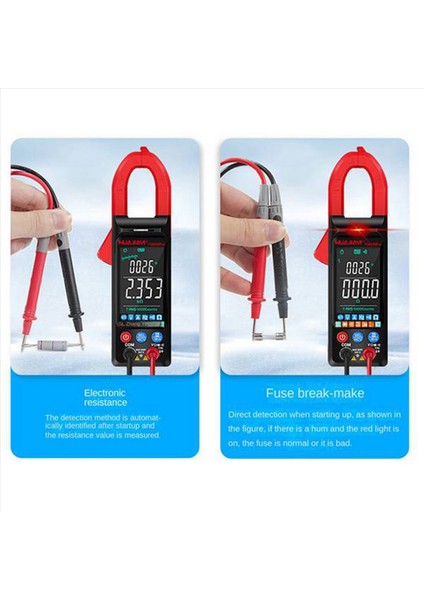 2x Huajiayi FS8330 Pro Dc/ac Akım Dijital Kelepçe Ölçer 6000 Sayım 400A Multimetre Büyük Renk Ekran Voltaj Test Cihazı (Yurt Dışından) fırsatları
