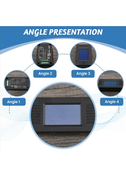 En Yeni Ac 6ın1 220V 100A Tek Faz Dijital Panel Amp Volt Akım Ölçer Watt Kwh Güç Faktörü Ct ile (Yurt Dışından) indirimleri