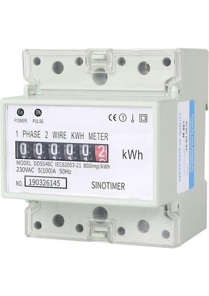 Elektrikli Tek Fazlı Iki Tel Ac 220V 100A Enerji Ölçer Kwh Sayaç Tüketimi Analog Elektrik Wattmetre (A) (Yurt Dışından) indirimleri