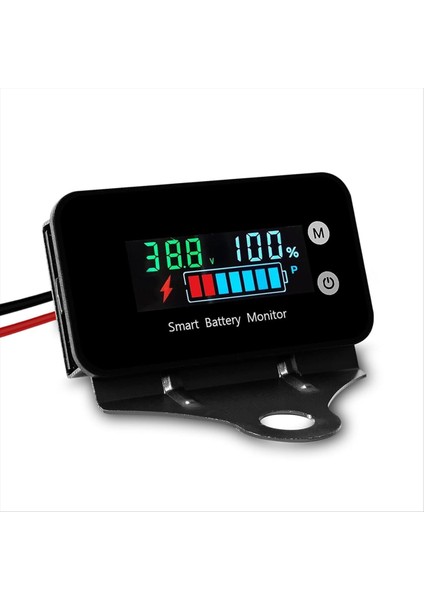 Ipx7 Su Tablosu Akay Monitör 7-100V Araba Motosiklet Golf Sepeti Pil Ölçer Buzzer Alarmı ve Sıcaklığı (Yurt Dışından)