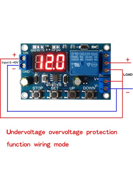 2x Dc 6-40V Pil Şarj Cihazı Kontrol Anahtarı Düşük Voltaj Aşırı Gerilim Koruma Kartını Otomatik Kesme Bağlantısı Kesme Denetleyicisi (Yurt Dışından) indirimleri