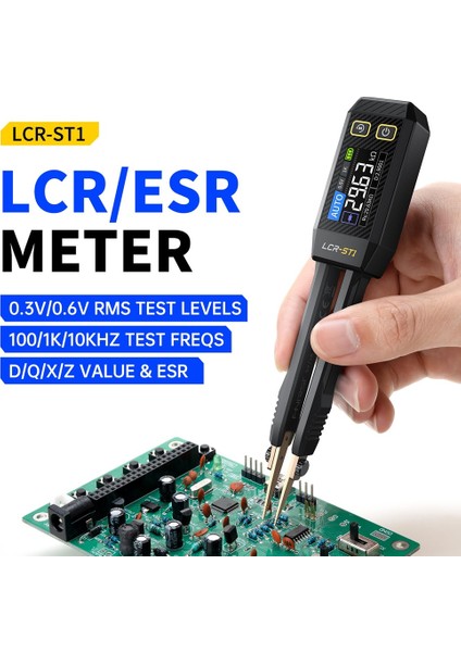 Fnirsi Lcr-St1 10KHZ Lcr Metre Tweezer Mini Akıllı Smd Test Cihazı Otomatik Bileşen Tanıma Bileşen Analizi (Yurt Dışından) modelleri