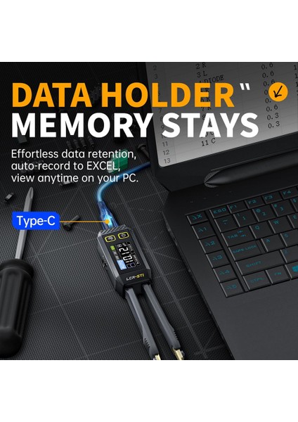 Fnirsi Lcr-St1 10KHZ Lcr Metre Tweezer Mini Akıllı Smd Test Cihazı Otomatik Bileşen Tanıma Bileşen Analizi (Yurt Dışından) indirimleri