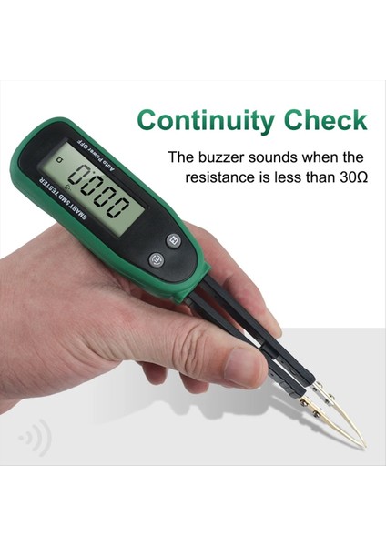 Akıllı Smd Test Cihazı Multimetre Otomatik Aralık Kapasitans Direnci Diyot Kapasitör Dönebilir LCD Ekran (Yurt Dışından) fırsatları