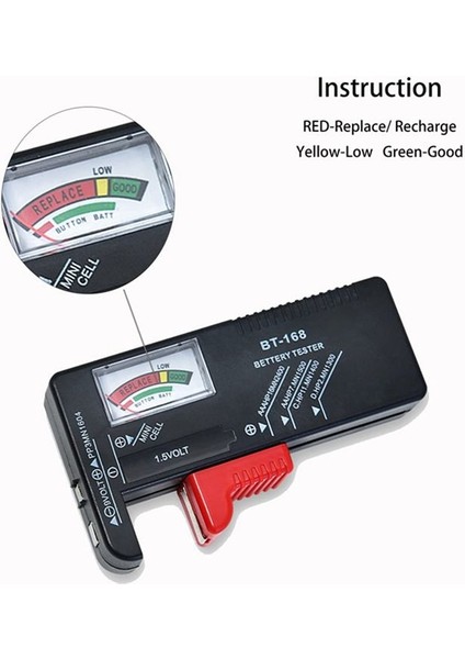 4 Paket BT-168 Pil Kapasite Test Cihazı Pil Test Cihazı Küçük Evrensel Pil Denetleyicisi Test Cihazı (Yurt Dışından) modelleri