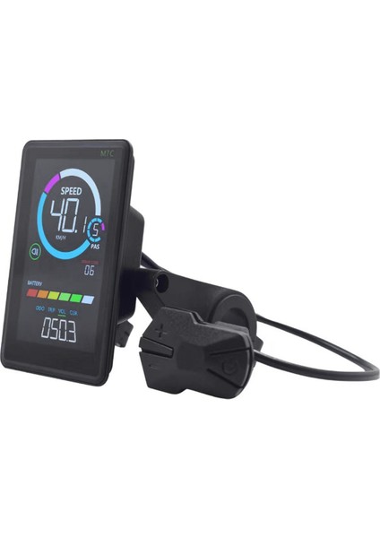 M7C-2 Elektrikli Bisiklet LCD Ekran Metre 24V 36V 48V 60V E Scooter LCD Panel USB ile Dağ Elektrik Bisikleti Sm 6pın (Yurt Dışından) modelleri