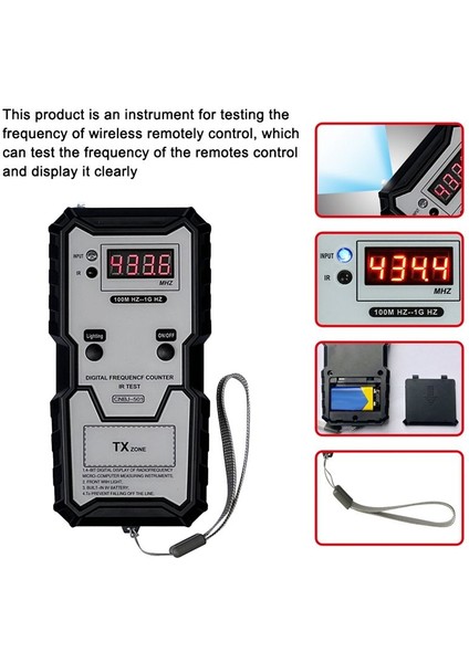 Dijital Ölçüm Aleti Yüksek Doğruluk Araç Araç Aracı Için Uzaktan Kontrolör Frekans Test Cihazı (Yurt Dışından) fırsatları