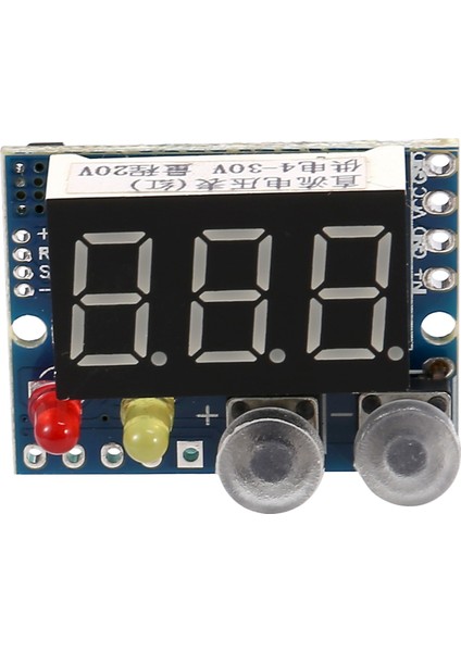 Dc 0-100V LED Dijital Voltmetre Buzzer Alarm Pil Göstergesi 5V 12V 24V Voltaj Ölçer Test Cihazı Şarj Monitörü (Yurt Dışından) fiyatları