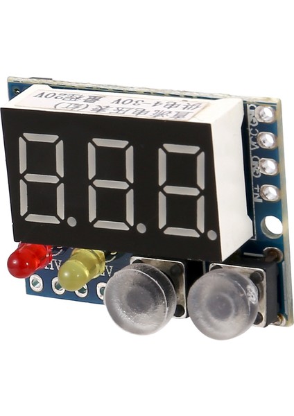 Dc 0-100V LED Dijital Voltmetre Buzzer Alarm Pil Göstergesi 5V 12V 24V Voltaj Ölçer Test Cihazı Şarj Monitörü (Yurt Dışından) modelleri