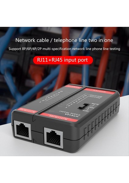 Tel Telefon Hattı Test Ölçer HT812A Kablo Test Cihazı Bulucu RJ11 RJ45 Kablo Toner Hattı Bulucu Aracı (Yurt Dışından) fırsatları