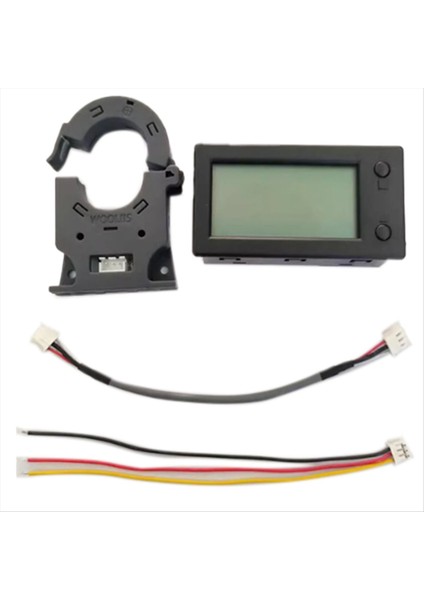 Salon Coulomb Metre Voltaj Akım Güç Elektrik Enerji Pil Kapasitesi 12V 24V 36V 48V Bluetooth Uygulama Ekran (C) (Yurt Dışından)