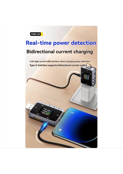 Voltaj Akım Güç Ölçümü Için LCD Ekranlı USB Test Cihaz Dijital Voltmetre Ampermetre Hızlı Şarj Algılama (Yurt Dışından) fırsatları