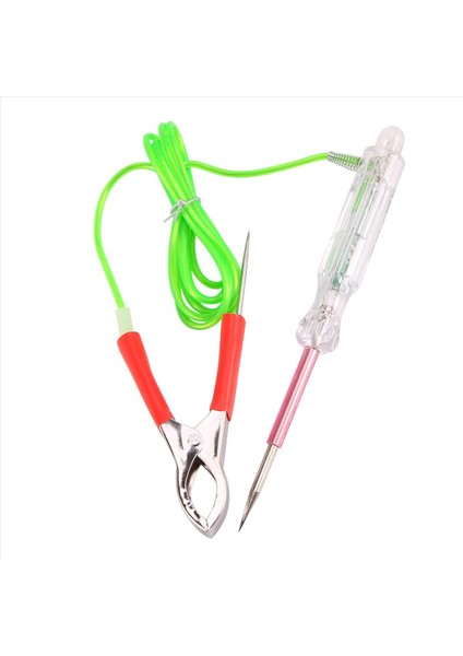 Otomotiv LED Devre Test Cihazı 6-24V Çift Problu Test Işığı 47 Inç Antifriz Tel Timsah Klipsi Test Için (Yurt Dışından)