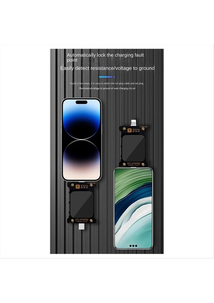 Apple Arayüzü/type-C Arayüz Algılama Test Cihazı Için Telefon Için Akıllı Otomatik Tespit Tail Fiş Test Cihazı LCD Dijital (Yurt Dışından)