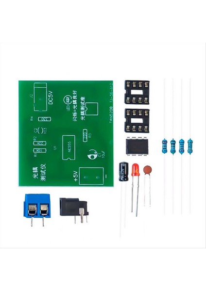 Optocoupler Tester Kiti 555 Uygulama Devre Kartı Uygulaması Kaynak Dıy Yedek Parça Kiti Dc Kablosu Olmadan (Yurt Dışından)