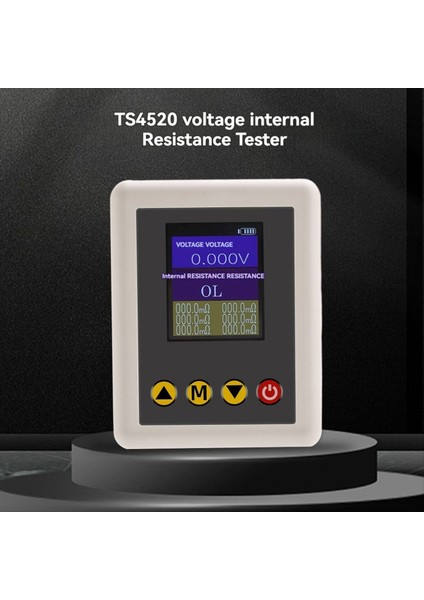 TS4520 Voltaj Direnç Test Cihazı 1 77 Inç Tft Kelvin Klipli Destek Ince Ayar Hd Renkli Ekran Test Cihazı (Yurt Dışından)