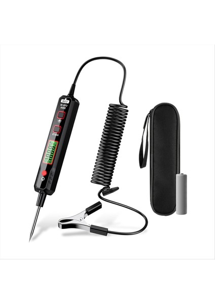 Akıllı Araba Testi Işığı 0 8V-100V Dc Buzzer Devre Test Cihazı El Feneri ile Çift Yönlü Voltaj Test Cihazı Süreklilik Sigortası (Yurt Dışından)