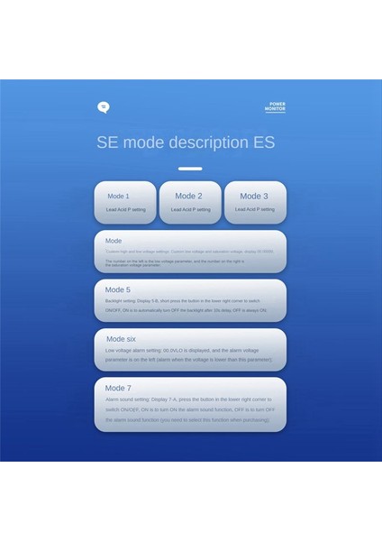 6133A Pil Kapasite Göstergesi DC8V-100V Kurşun Asit Lityum Lifepo4 Araç Motosiklet Voltmetre Voltaj Göstergesi Renk Ekran (Yurt Dışından)