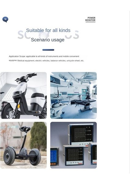 6133A Pil Kapasite Göstergesi DC8V-100V Kurşun Asit Lityum Lifepo4 Araç Motosiklet Voltmetre Voltaj Göstergesi Renk Ekran (Yurt Dışından) fırsatları