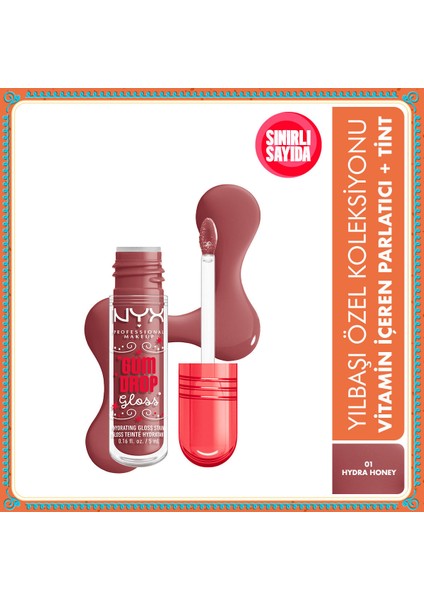 Holiday Özel Koleksiyonu LIP I.V. Vitamin İçeren Parlatıcı + Tint – Hydra Honey