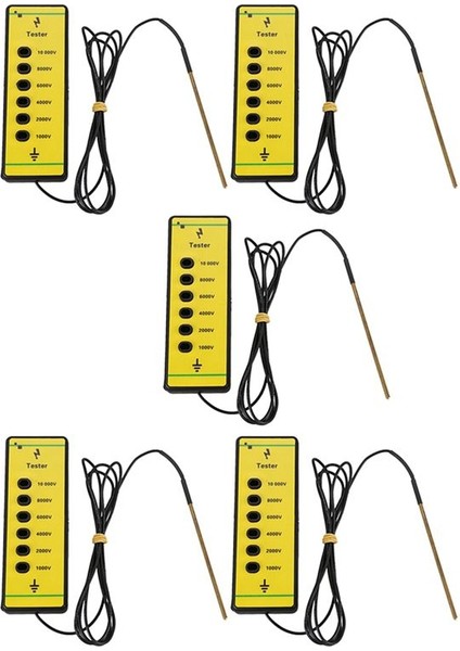 5x Çit Voltaj Test Cihazı Çiftlik Eskrim Elektrikli Güneş Enerjisi (Yurt Dışından)