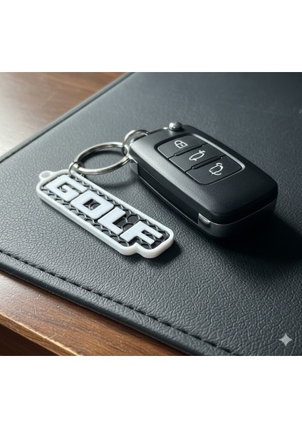 Golf Araba Anahtarlığı