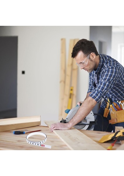 3 Parçalı Kendi Yapışkanlı Bant Maddesi 39 Inç Sol ve Sağ Metal Metrik Bant Ölçütü 78 Inç Merkezden Yan Okuma Bandı (Yurt Dışından) fırsatları