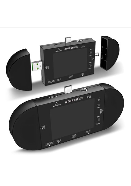 Atorch UD24 USB Test Cihazı Type-C 2 4 Inç Dijital Voltmetre Ammetre Güç Bankası Dedektörü Volt Pd Tetikleyici Elektrik Ölçer (Yurt Dışından) indirimleri