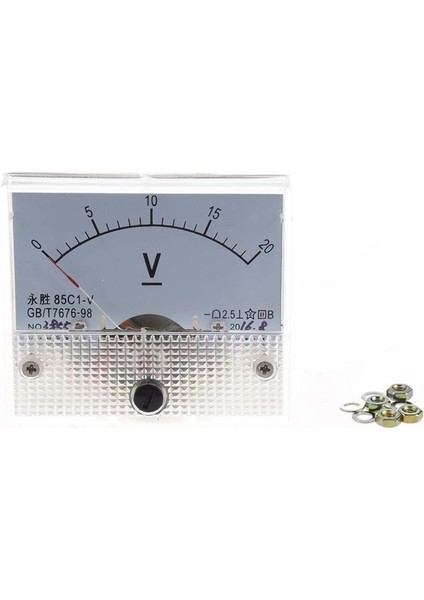 4x Dc 0-20V 85C1-V Sınıf 2 5 Voltmetre Analog Volt Panel Ölçer (Yurt Dışından) modelleri