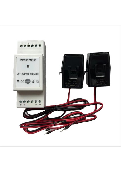 Tuya Smart Life Wifi Enerji Ölçer Çift Yönlü 2 Kanallı Dın Ray 120A Ct Uygulama Monitörü Ihracat ve Ithalat Gücü (Yurt Dışından) fiyatları