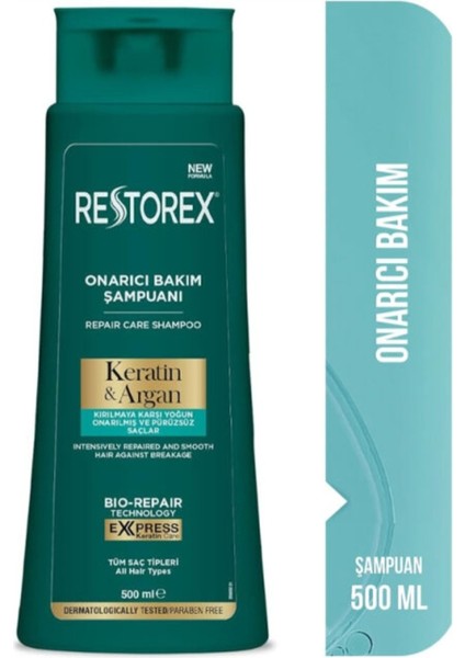 Restorex Keratin Argan Onarıcı Bakım Şampuanı 500ML fiyatları