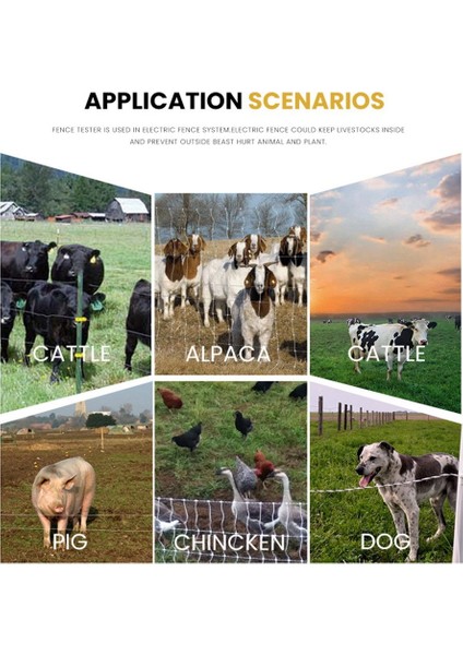 Çift Çit Voltaj Test Cihazı 1000V Çit Voltaj Test Cihazı Yard Eskrim Test Cihazı (Yurt Dışından) indirimleri