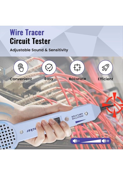 Ton Jeneratör Kiti Tel Izleyici Devre Test Cihazı Ton ve Prob Kiti 200EP Kablo Test Cihazı Ağ Kabloları Harmanlama (Yurt Dışından) fırsatları