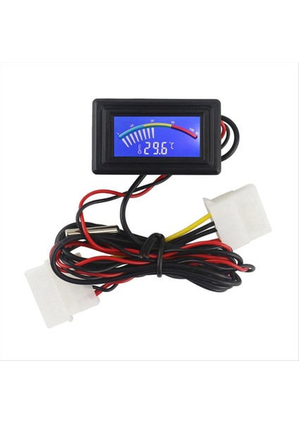 DC4-25V Dijital Termometre NTC10K Metal Prob C/f USB Sıcaklık Sıcaklık Dedektörü LCD Analog Kapalı Akvaryum (Yurt Dışından)