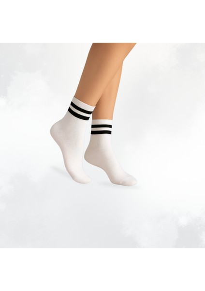 Premium Karışık 3’lü Kadın Kolej Çorap Seti - Rahat ve Şık Kullanım modelleri