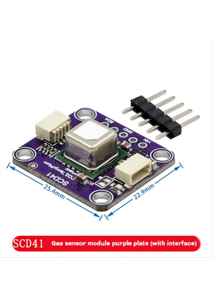 SCD41 Gaz Sensörü Modülü Bir Sensör I2C Iletişiminde Co2 Karbondioksit Sıcaklığını ve Nemini Algılar (Yurt Dışından) indirimleri