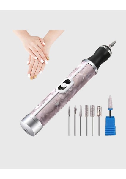 Bfs Ergonomik Saplı 20.000 Rpm Hız Kontrollü Manikür Pedikür Makinesi indirimleri